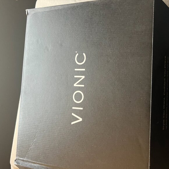 Vionic Delano Platform Wedge Sandals – Black Leather, Size 10 (New in Box) - Picture 5 of 8